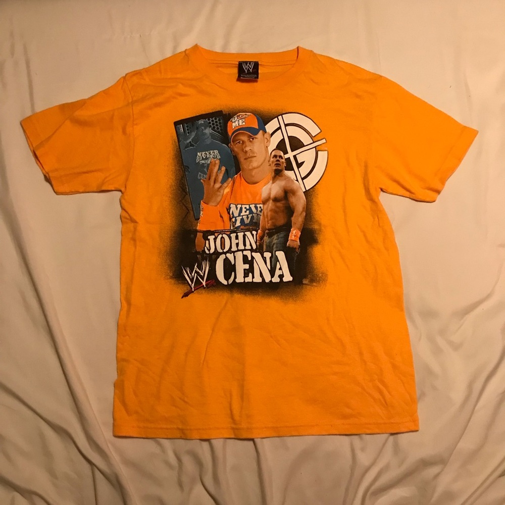 4/$25 John Cena wrestling graphic t-shirt size 18/20 kids